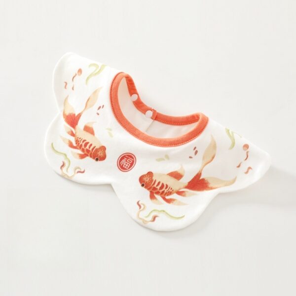 Warm Bear Petal Bib - 图片 6
