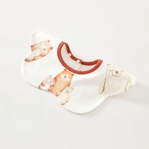 Warm Bear Petal Bib - 图片 5