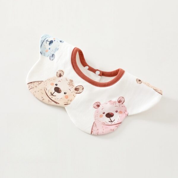 Warm Bear Petal Bib - 图片 4