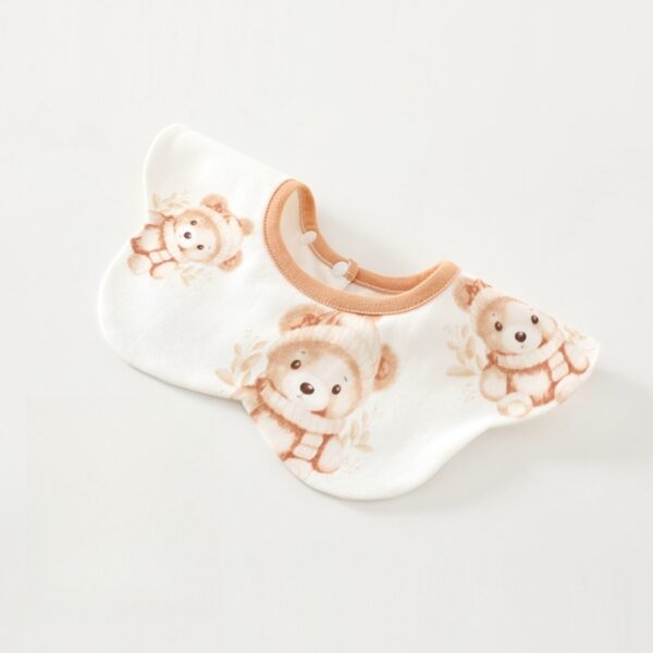 Warm Bear Petal Bib - 图片 2